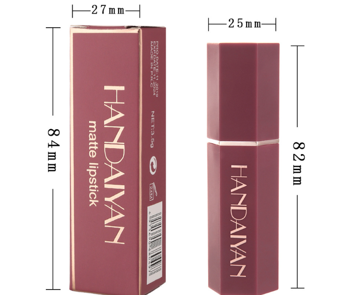 Matte Lip Glaze – Waterproof, Vivid Color, Nourishing Comfort (6 Shades)