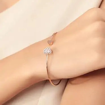 Gold Heart Bracelet