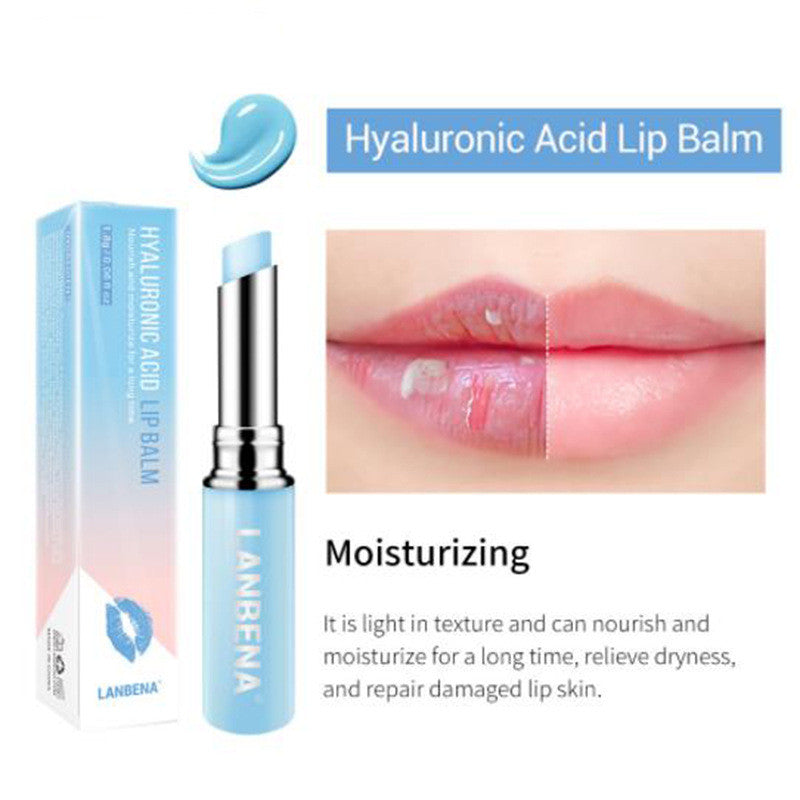Hyaluronic Acid Nourishing Lip Balm – Hydrating Lip Care with Vitamin E and Jojoba Oil