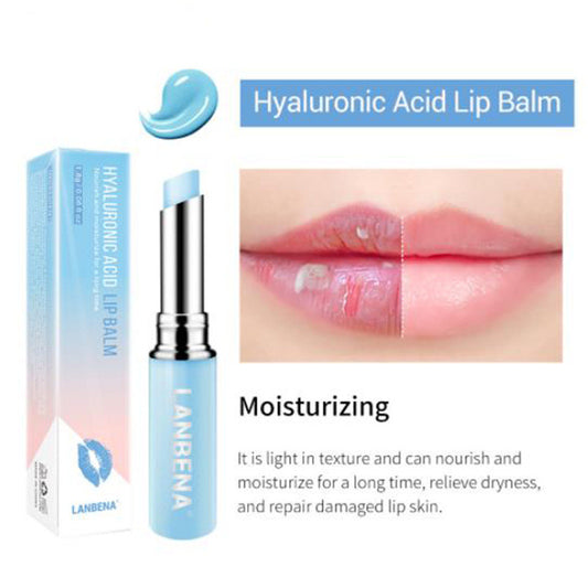 Hyaluronic Acid Nourishing Lip Balm – Hydrating Lip Care with Vitamin E and Jojoba Oil