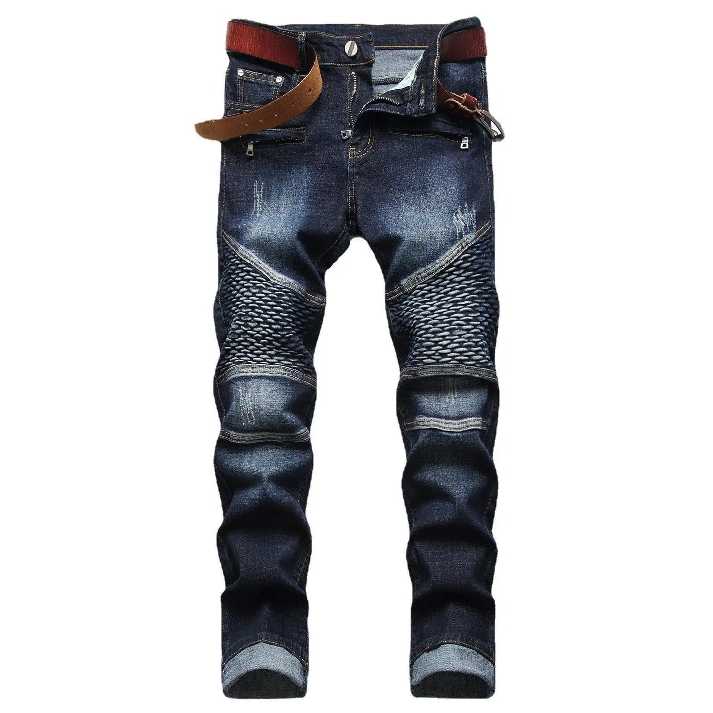 Men’s Ripped Jeans Straight Fit Denim Pants: Bold, Edgy, and Effortlessly Cool