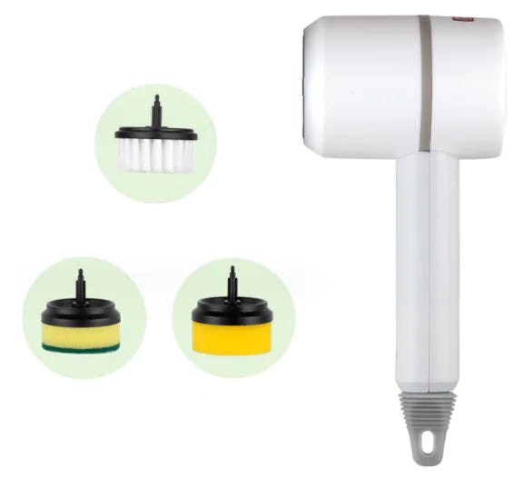 Multifunctional Electric Cleaning Brush – Rechargeable Scrubber with Multiple Brush Heads (Cordless & Powerful)
