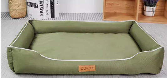 All-Season Waterproof Anti-Bite Dog Bed – Oxford Cloth Pet Mat with Non-Slip Base