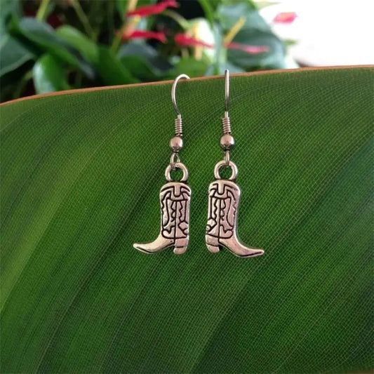 Cowboy Hats/Boots Dangling Earrings