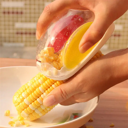 Corn Grater and Kernel Separator Kitchen Gadget – Compact Stainless Steel Blade Design