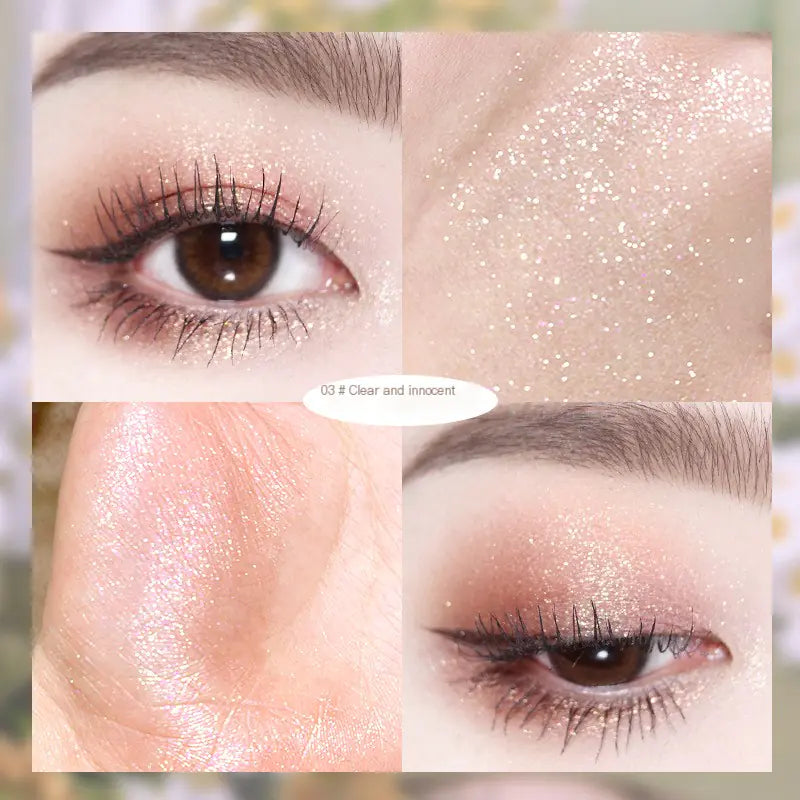 Double-ended Eyeshadow Pen – Waterproof, Shimmer Finish, Long-Lasting Color (6 Shades Available)