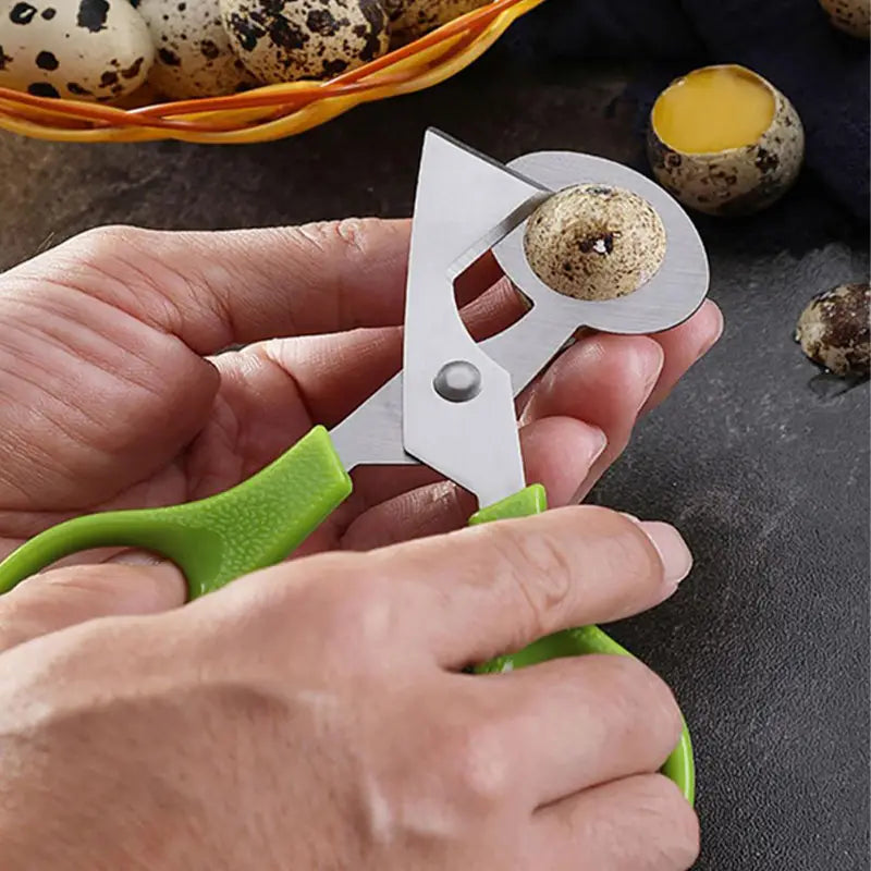 Stainless Steel Quail Egg Scissors – Precision Shell Cutter for Effortless Egg Preparation