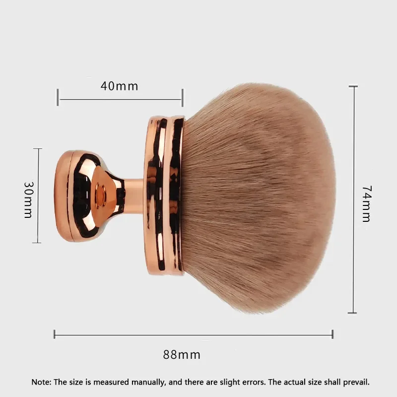 Mushroom Head Loose Powder Blush Brush – Ultra-Soft Fiber for Seamless Application