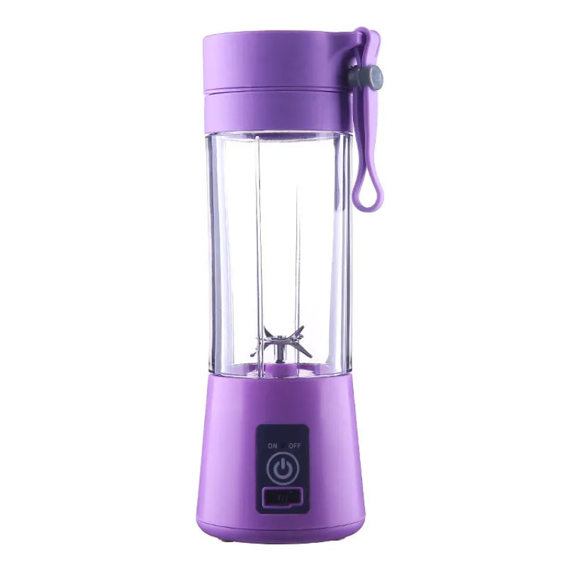 4-Leaf Cutter Head Glass Bottle Fruit Mixer – Blend, Chop & Mix with Ease