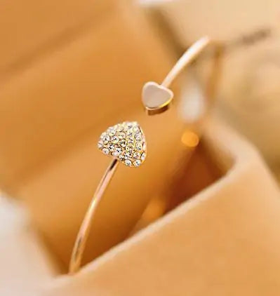 Gold Heart Bracelet