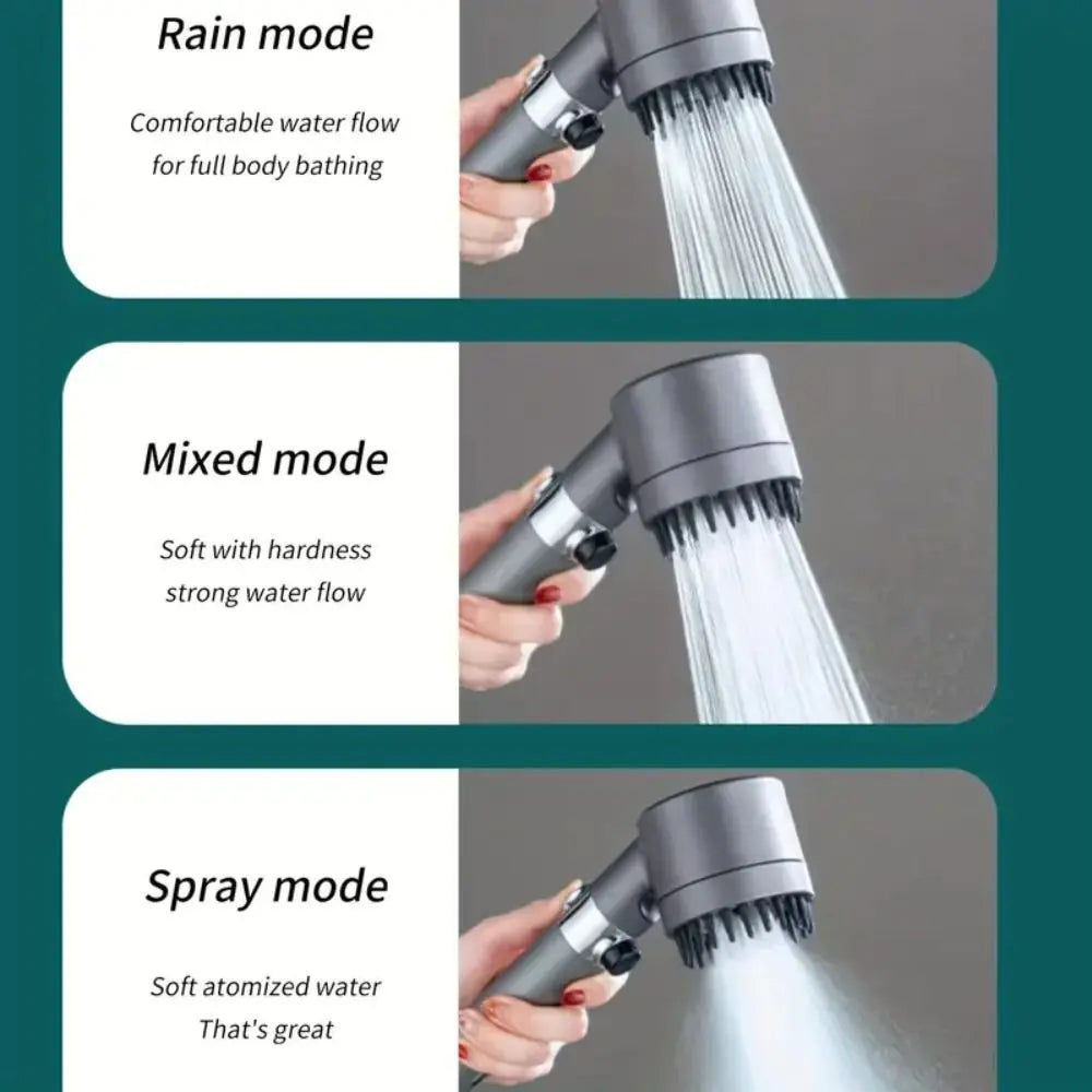 Net30 Massage Power Shower Head – High-Pressure Handheld Spa Experience with Multi-Spray Modes