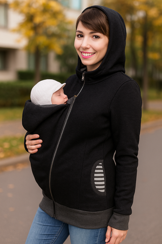 Multifunctional Kangaroo Hooded Ladies Sweatshirt – Comfort, Style & Functionality (S–3XL, Multiple Colors)