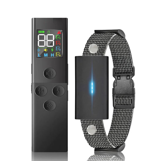 Color Screen Dog Shock Collar – Rechargeable Waterproof Trainer with 3 Modes & 800M Range