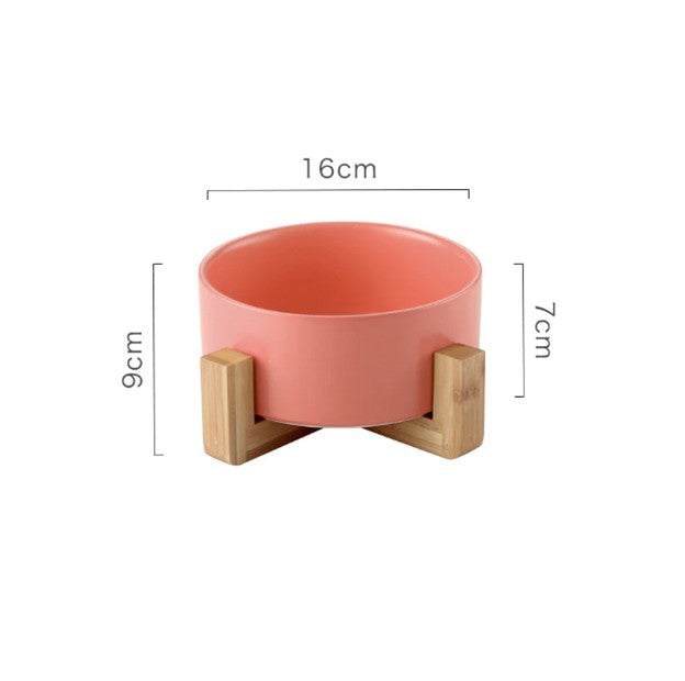 Non-Slip Ceramic Pet Drinking Bowl for Dogs and Cats