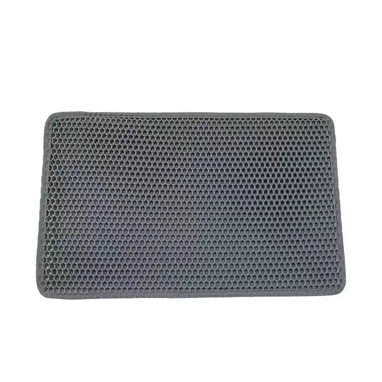 Double Layer Cat Litter Mat – EVA Waterproof Mat with Litter Trap Design