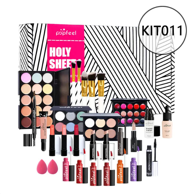 Beginner’s Complete Makeup Set – All-in-One Kit with Concealer, Eyeliner & Eyebrow Pencil (Multi-Shade Options)