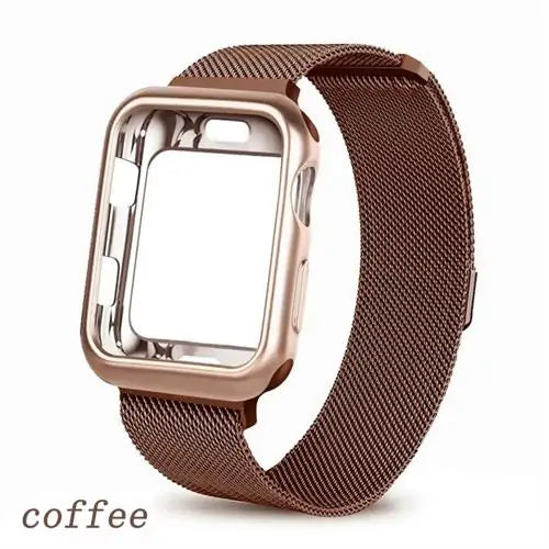 Elevate Your Apple Watch with the Stainless Steel Mesh Bracelet