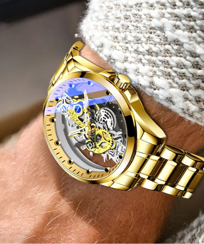 Embrace Timeless Style with the Skeleton Vintage Men's Watch