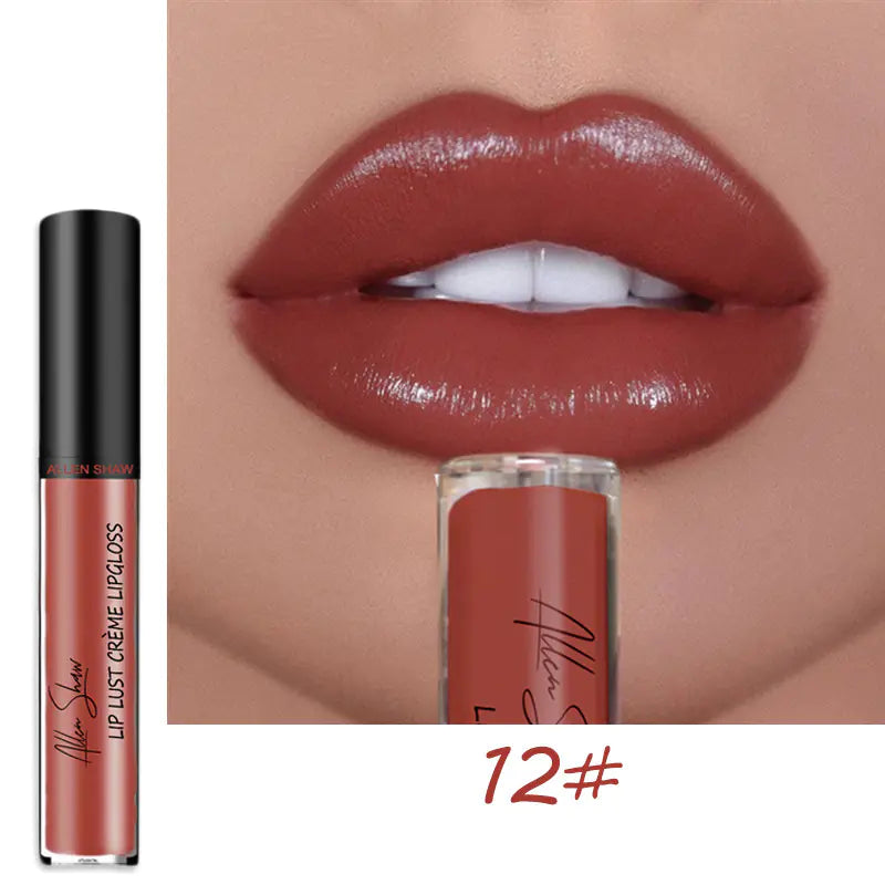 Allen Shaw Cream Lip Glaze – Intense Matte Velvet Color