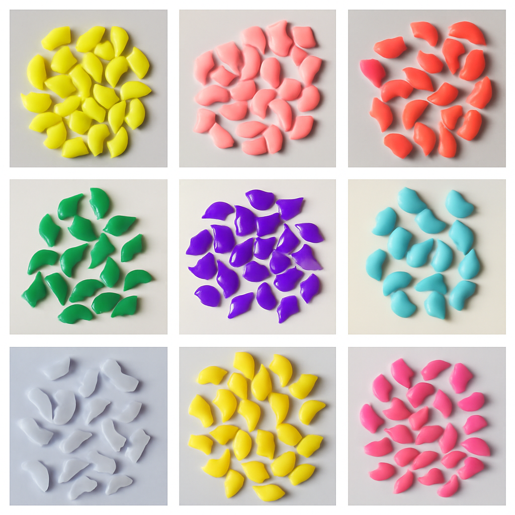 Pet Nail Covers for Dogs and Cats – Scratch Protection (Anti-Biting & Furniture Saver, 20pcs, Multi-Color, Multiple Sizes)