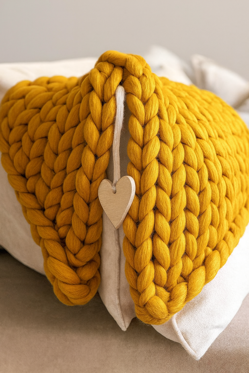Chunky Merino Wool Blanket – Cozy Decorative Sofa Throw (Multiple Colors & Sizes)