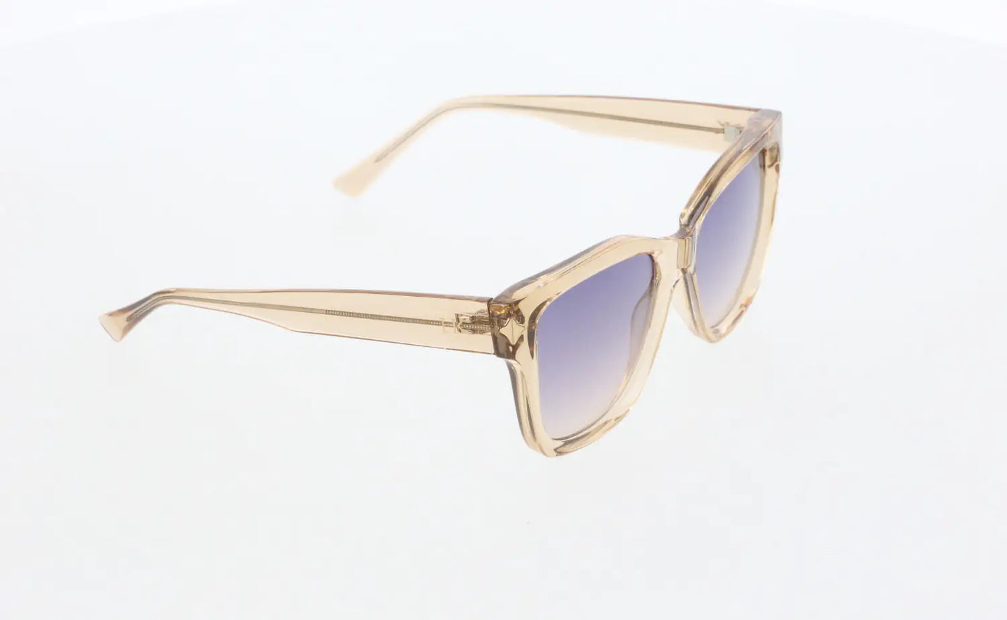 HAWK Women’s Geometric Eyeglasses – Bone Material with Fume Brown Frame (Model HW2081) - ONLY 10 LEFT!