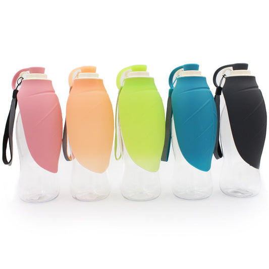 Portable Pet Water Dispenser Feeder – Leak-Proof Flip Cup for On-the-Go Hydration