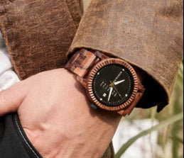 Men's Wooden Wristwatches Quartz Watch