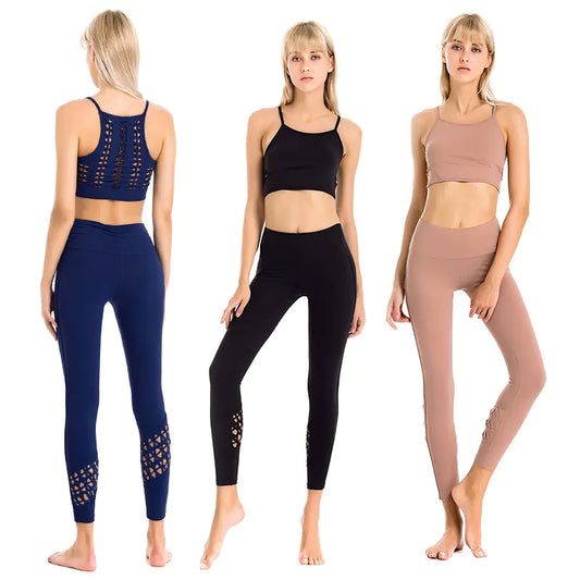 Professional Women’s Yoga Suit – Quick-Dry Comfort with Elegant Cut Detailing