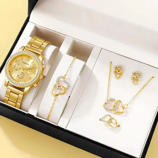 Radiate Elegance with the Rose Gold Luxury Watch Set
