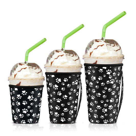 3-Pack Reusable Iced Coffee Sleeves – Fits Starbucks, Dunkin, McDonald’s & More