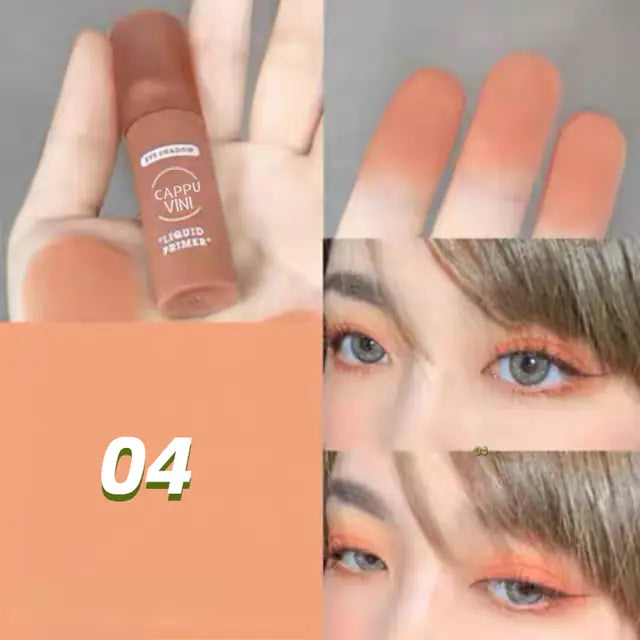 6 Colors Matte Nude Liquid Eyeshadow & Cream Blush – Dual-Purpose, Long-Lasting, Lightweight