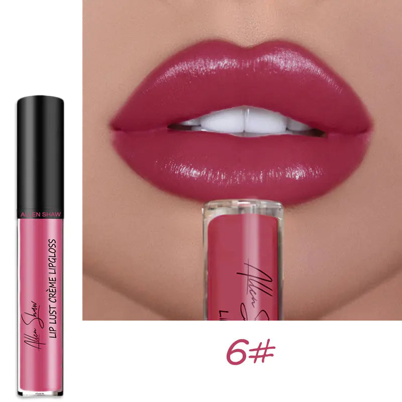 Allen Shaw Cream Lip Glaze – Intense Matte Velvet Color