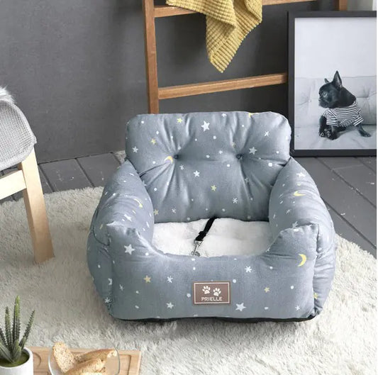 Pet Car Seat Cover – Cozy Dog Bed & Car Protector in One for Safe, Stylish Travel