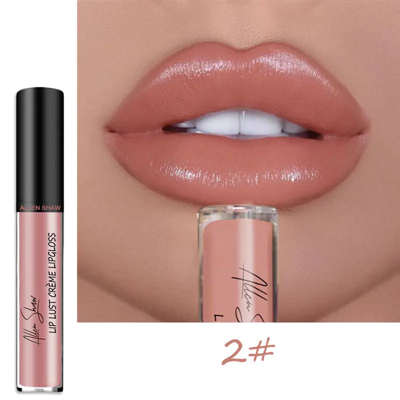 Allen Shaw Cream Lip Glaze – Intense Matte Velvet Color