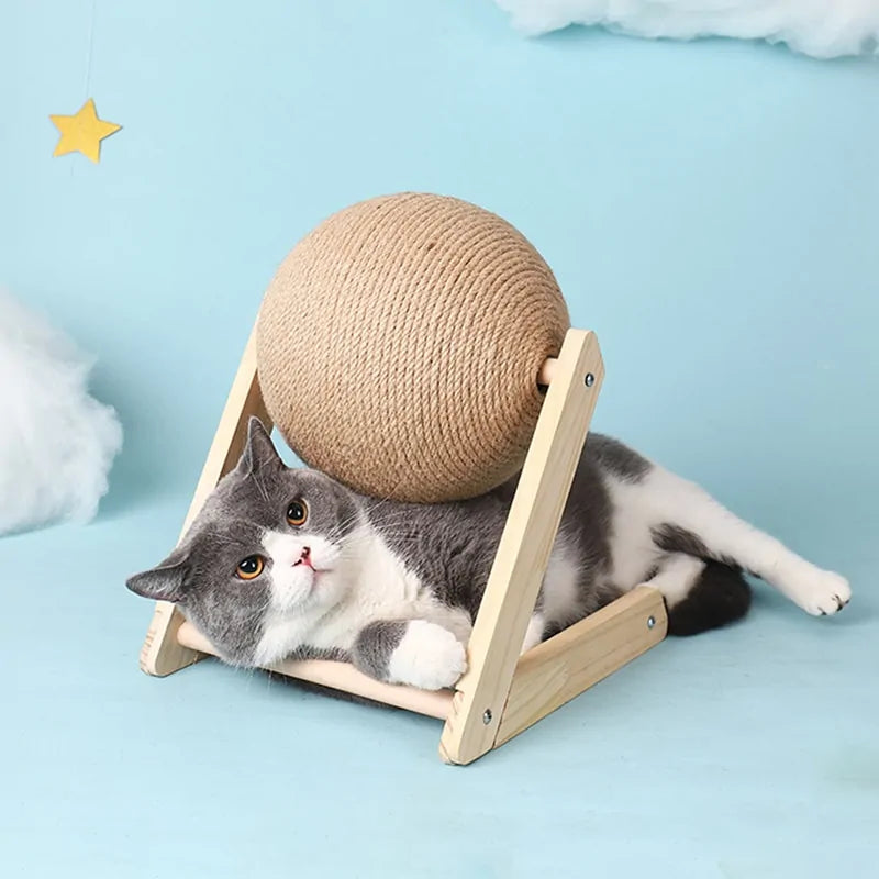 Interactive Cat Scratching Ball – Modern Design for Play, Exercise & Furniture Protection