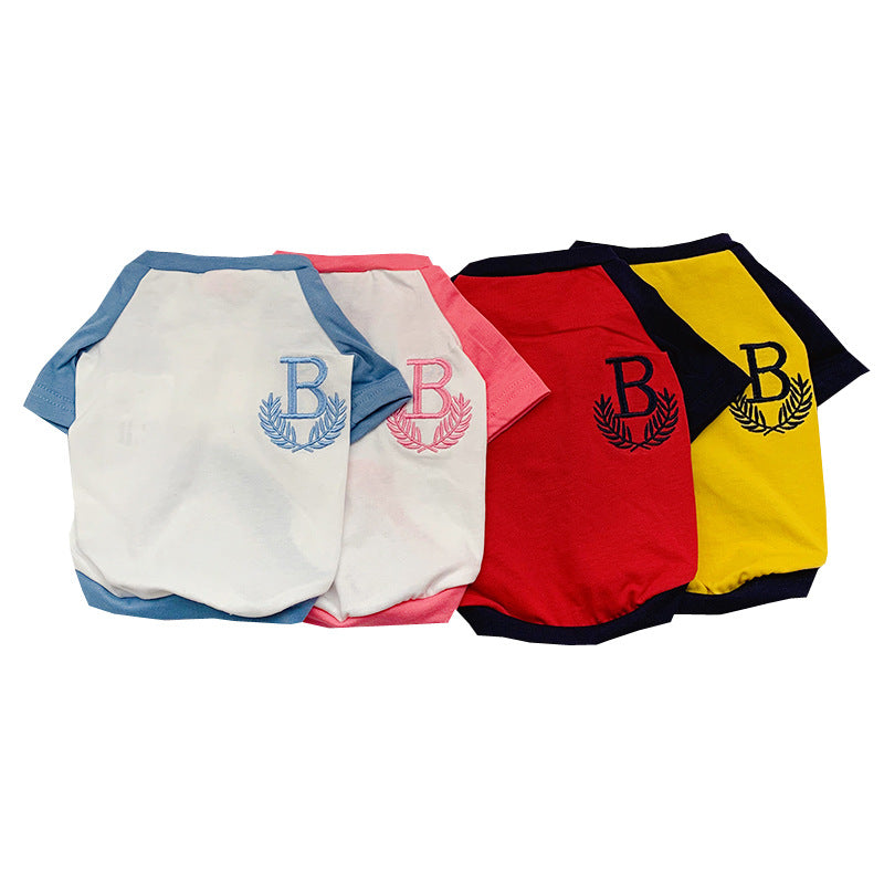 Dog Clothing Short Sleeve Parent-Child Clothing – Matching Stretch Odell Set for Dogs and Their Humans