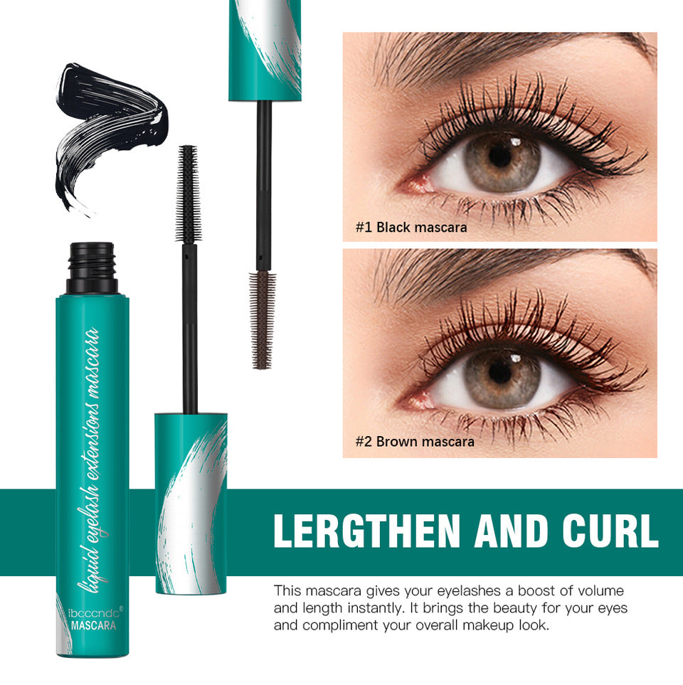 Waterproof Mascara – Volume & Length with Silicone Brush and Quick-Drying Formula (13.6cm Tube)