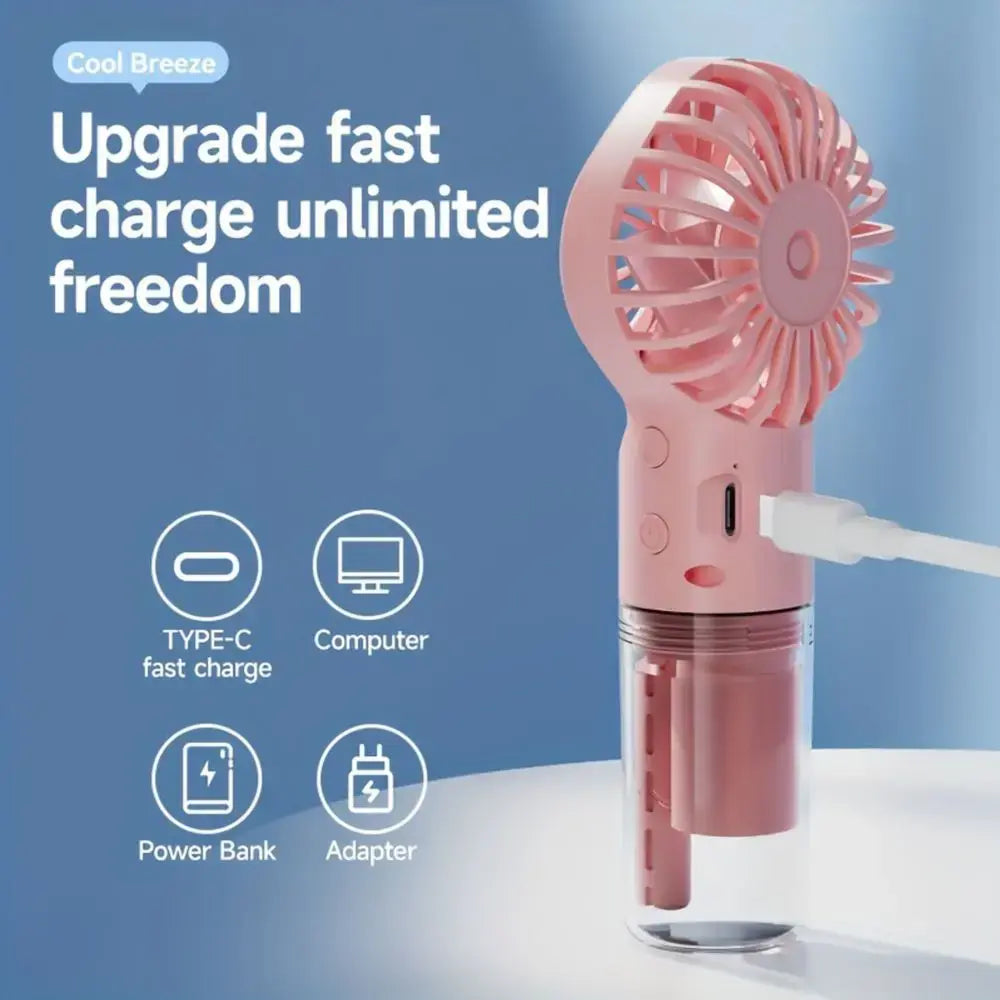 Mini Spray Cooling Fan: Instant Refreshment Anytime, Anywhere