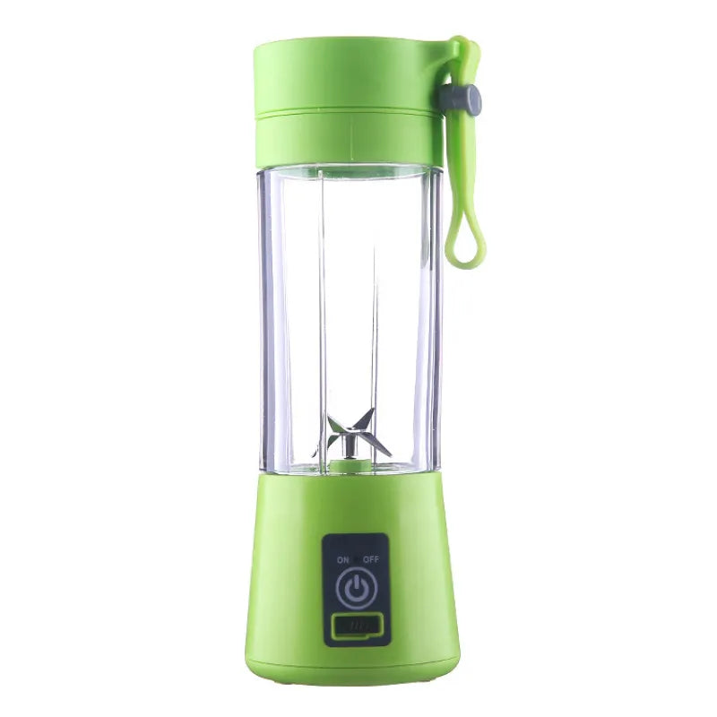 4-Leaf Cutter Head Glass Bottle Fruit Mixer – Blend, Chop & Mix with Ease