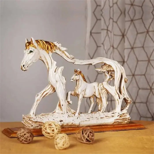 Transform Your Space with Elegance – Wild Duality Horse Sculpture