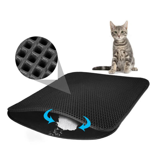 Cat Litter Mat – Dual-Layer Trap for Mess-Free Floors and Happy Paws