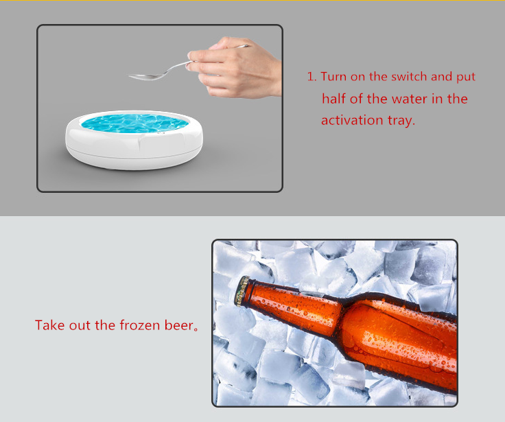 Ultrasonic Beer Frother – Portable Kitchen Gadget for Perfect Foam (ABS + PC, 1800mAh Battery)