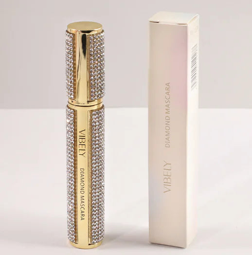 Shining Diamond Waterproof Lengthening Mascara – 5D Volume, Peanut Brush, and Smudge-Proof Wear (12.7cm / 5g)