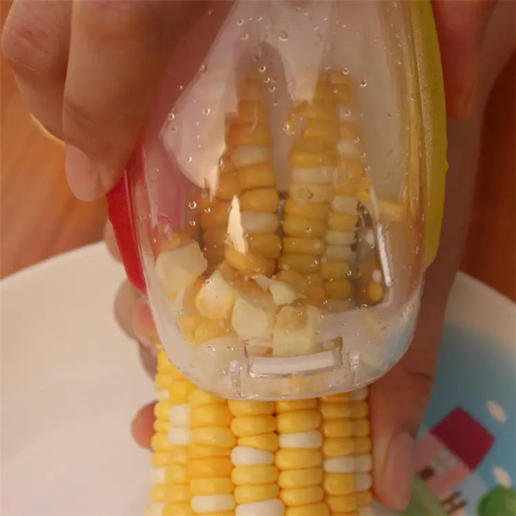 Corn Grater and Kernel Separator Kitchen Gadget – Compact Stainless Steel Blade Design