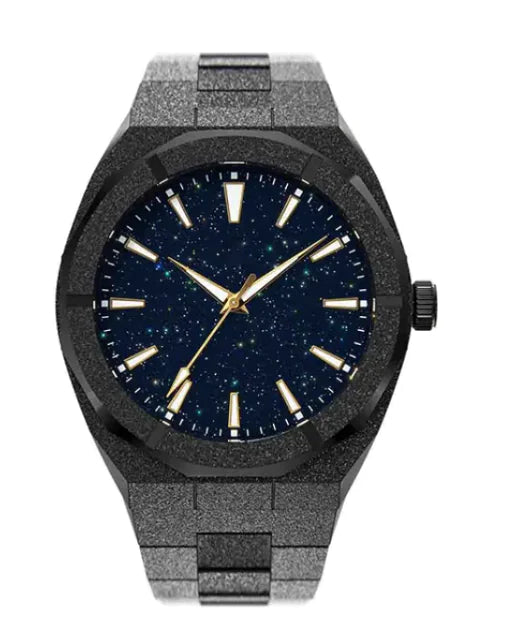 Gold Steel Sand Business Watch: Timeless Elegance for the Modern Professional