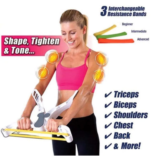 Arm Strengthening Device – ABS & Silicone Upper Body Training Tool (560g Lightweight Design)