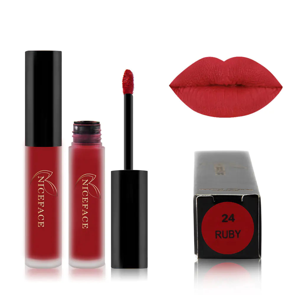 24-Color Lip Gloss Set by Pudaier