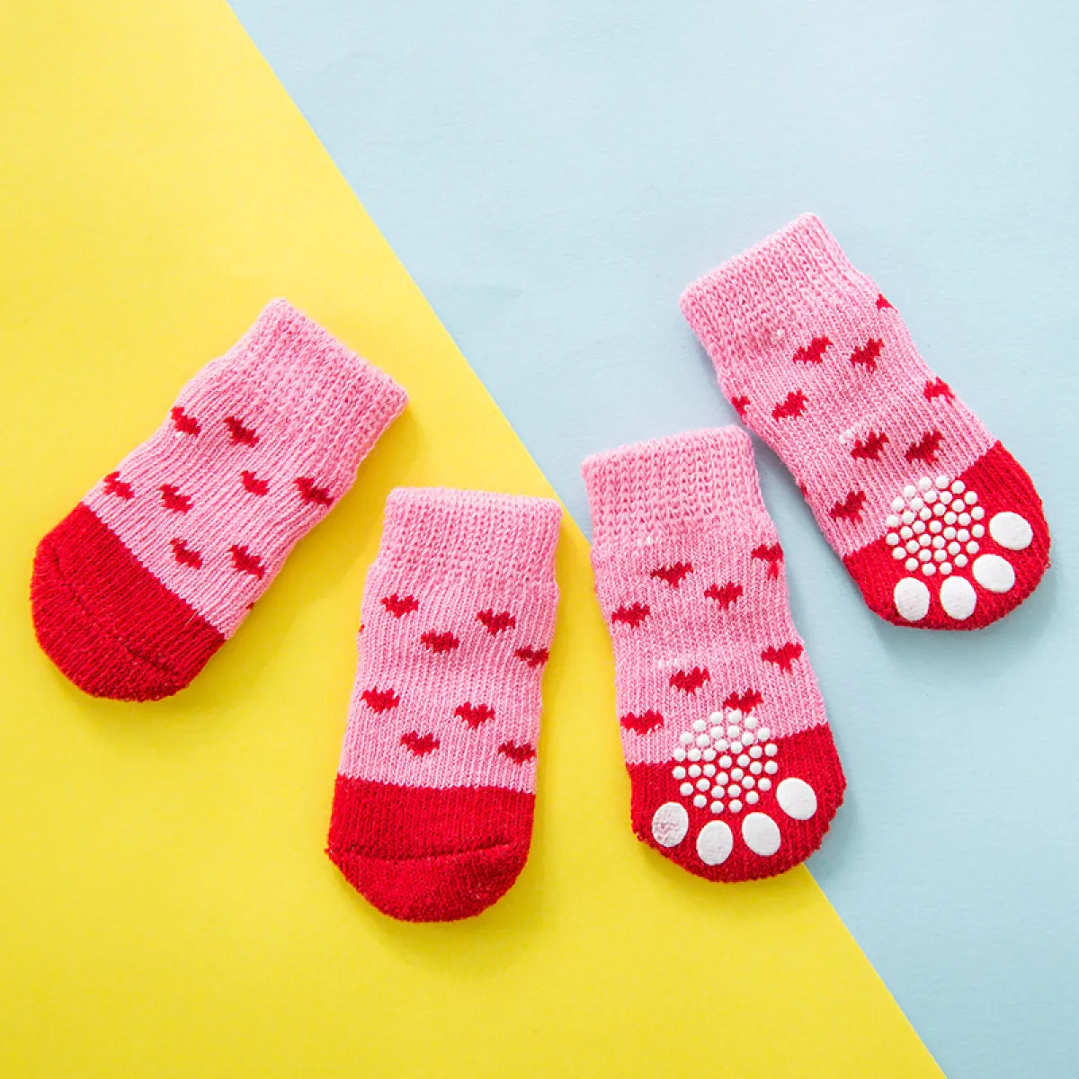 Non-Slip Wool Dog Socks – Soft, Warm Paw Protection for Dogs
