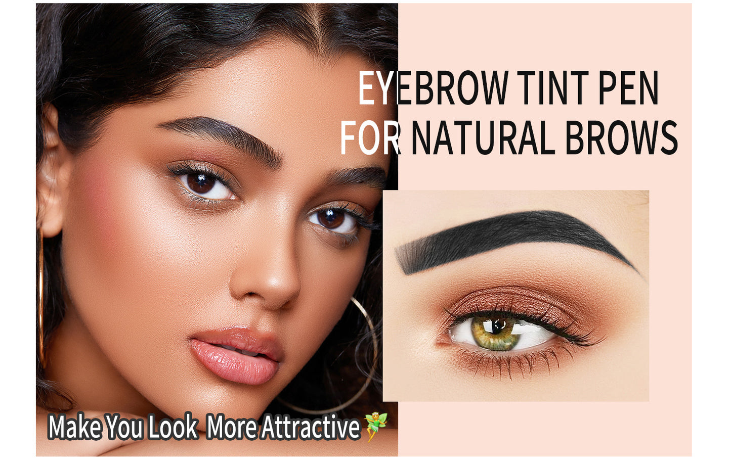 YANQINA Four-Claw Liquid Eyebrow Pencil – Waterproof, Sweat-Proof, Long-Lasting 24H Wear